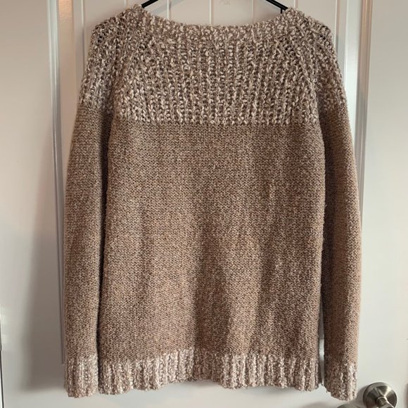 Fate Clairina Textured Knit Blush Pullover Sweater Small - Picture 5 of 7